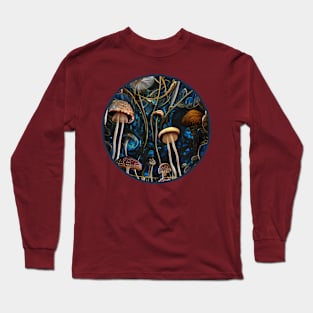 Forest Mushrooms Long Sleeve T-Shirt